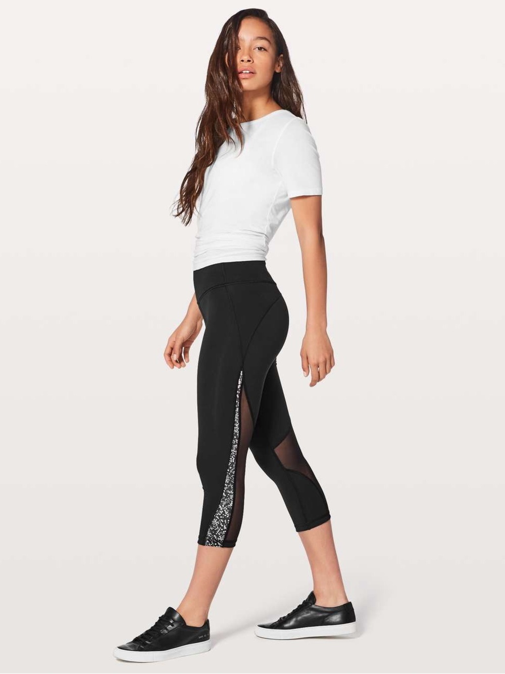 Lululemon Mix & Mesh Crop *21" Size 8